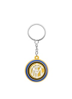 MARIO DRAFTS Inter Milan Football Club Logo Keychain, Official Team Merchandise, Blue and Gold  - Image 4