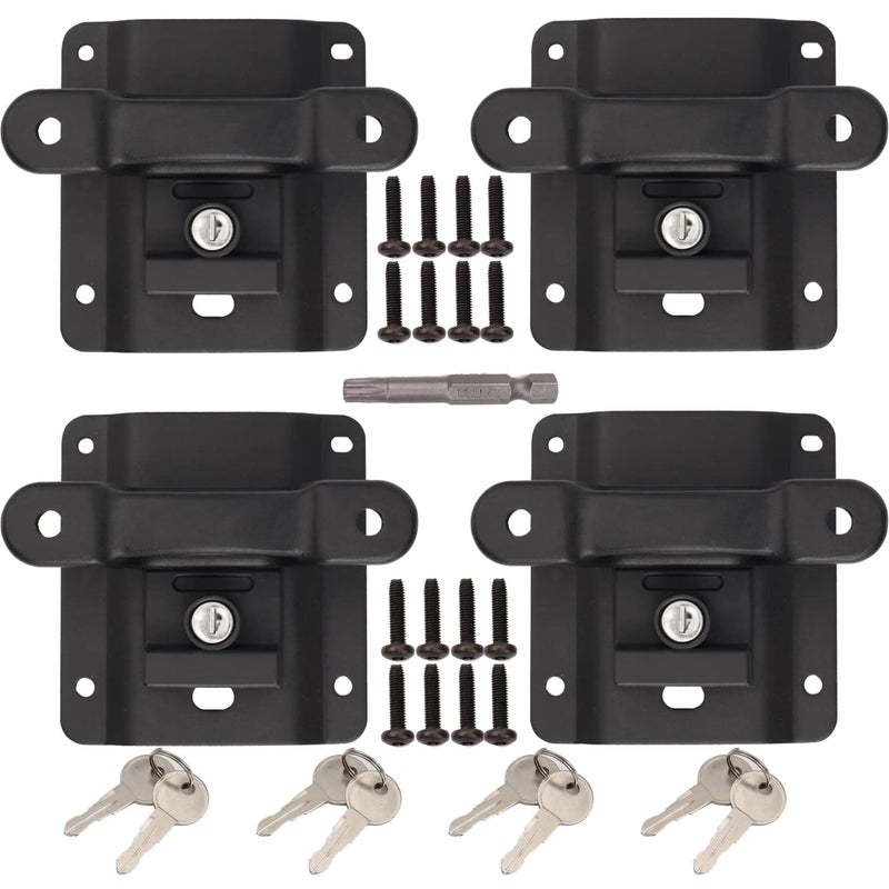 Tie Down Anchors Cleats Bed Compatible with 20152024 F150 F250 F350 Box Link Tie Downs with Tie Down Plates Brackets