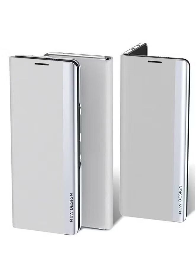 X-level Honor X9c Flip Case,Ultra Slim TPU Leather Full Body Protection Magnetic Stand Shockproof Phone Cover,White - Image 4