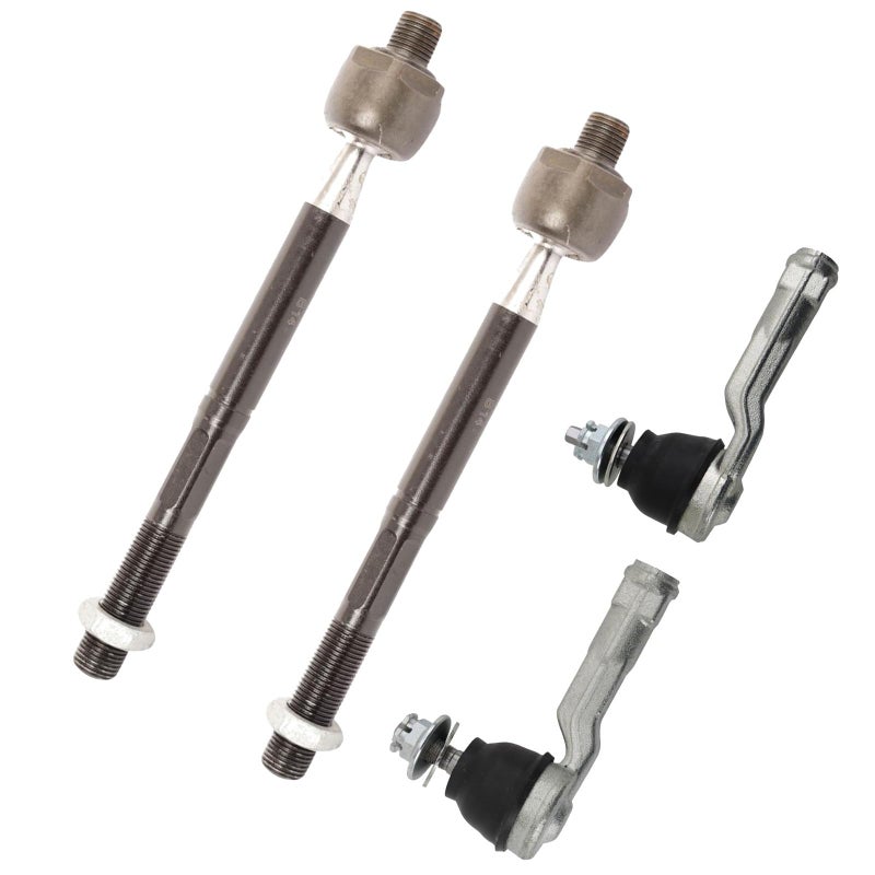 TRQ Front Inner and Outer Tie Rod Set 4 Piece Compatible with 2022 Hyundai Kona Electric 2021 Kia Niro 21 Niro EV - Image 2