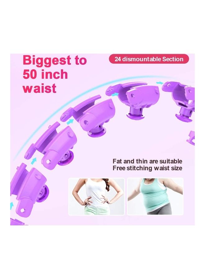 NIBEMINENT Weighted Hula Ring With Skipping Rope  - Image 4