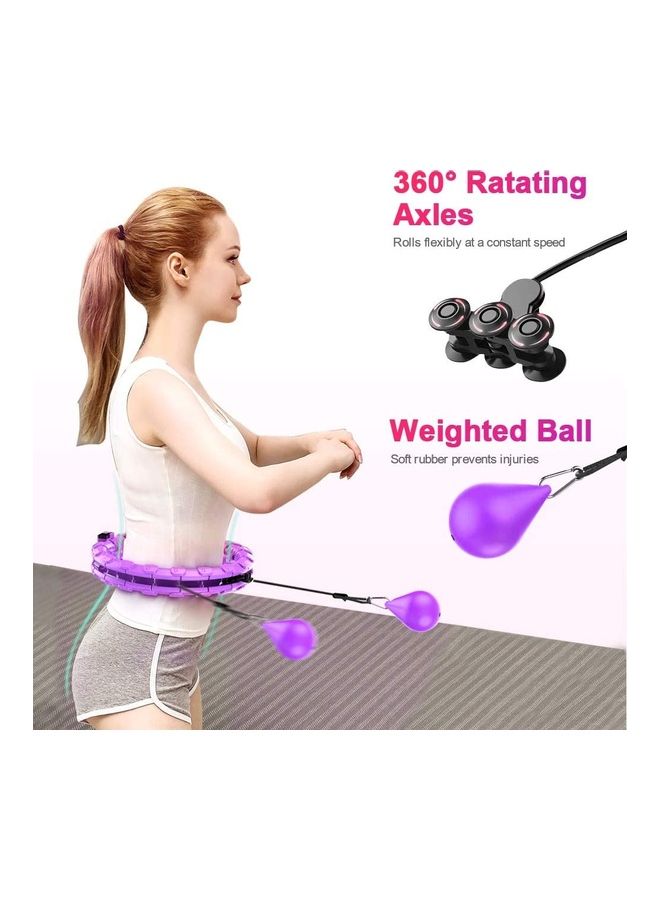 NIBEMINENT Weighted Hula Ring With Skipping Rope  - Image 5