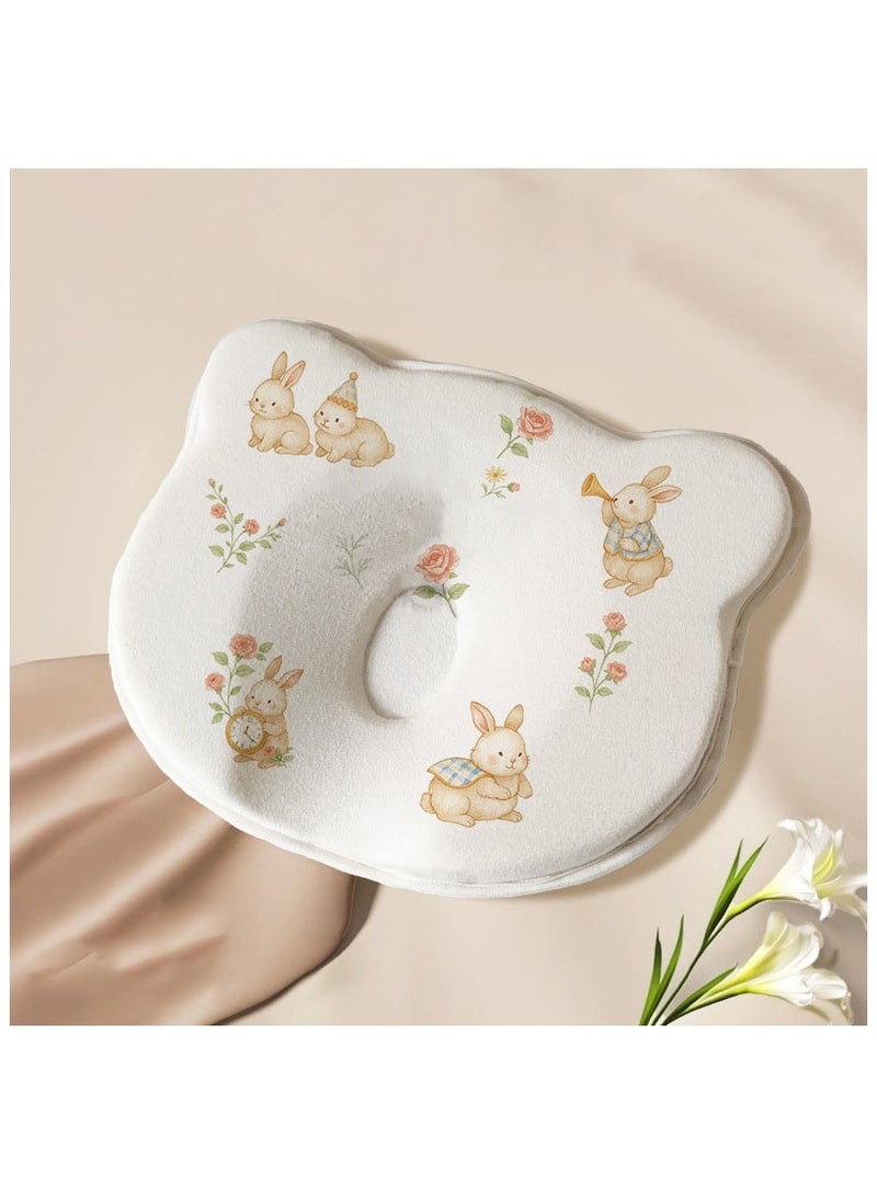 Baby Pillows for Newborn Sleeping(0-12months) Soft Memory Foam Pillow Prevent Flat Head Nursery Head - Image 1