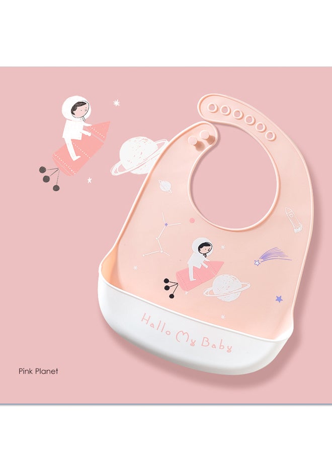 Generic - Soft Silicone Bib Baby Food Waterproof Bib - Image 1