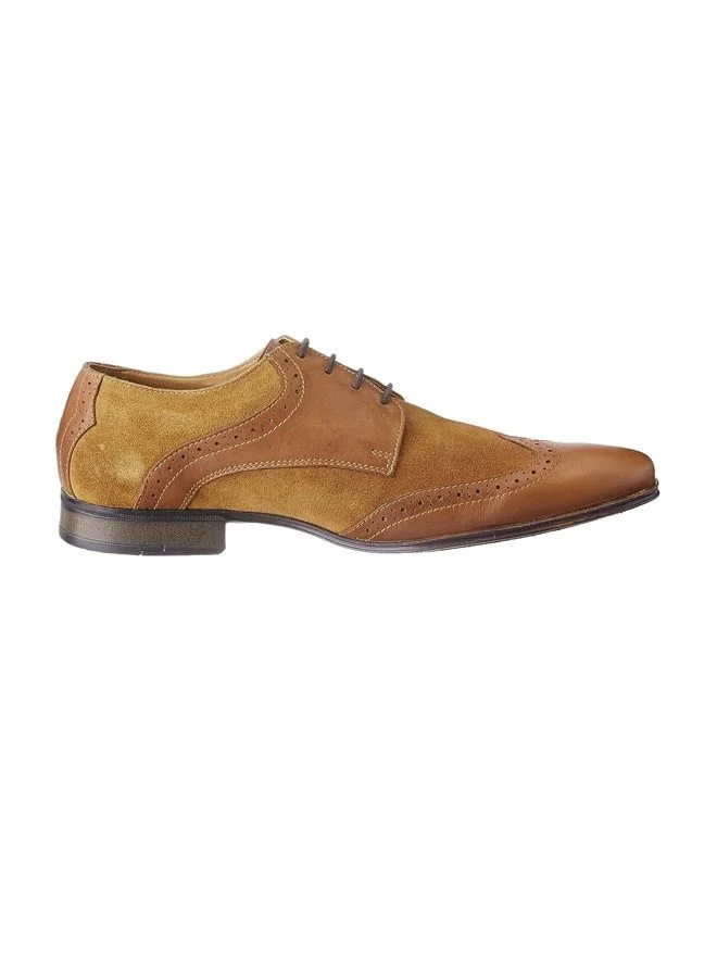 RUOSH Mens Oxford Derby Lace up Comfort Leather Work Office Formal Occasion Party Wear Premium Shoes