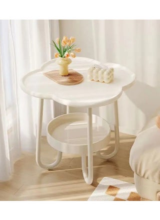 2 Tier Coffee Table in Living Room Small End Table Round Modern Sofa Table with plastic tray and metal stand for Bedroom Home Decor - pzsku/Z123BDC19A0A681E8BA2DZ/45/_/1730771771/e77261f7-ad90-487e-82f8-8b14bd5f0cc7