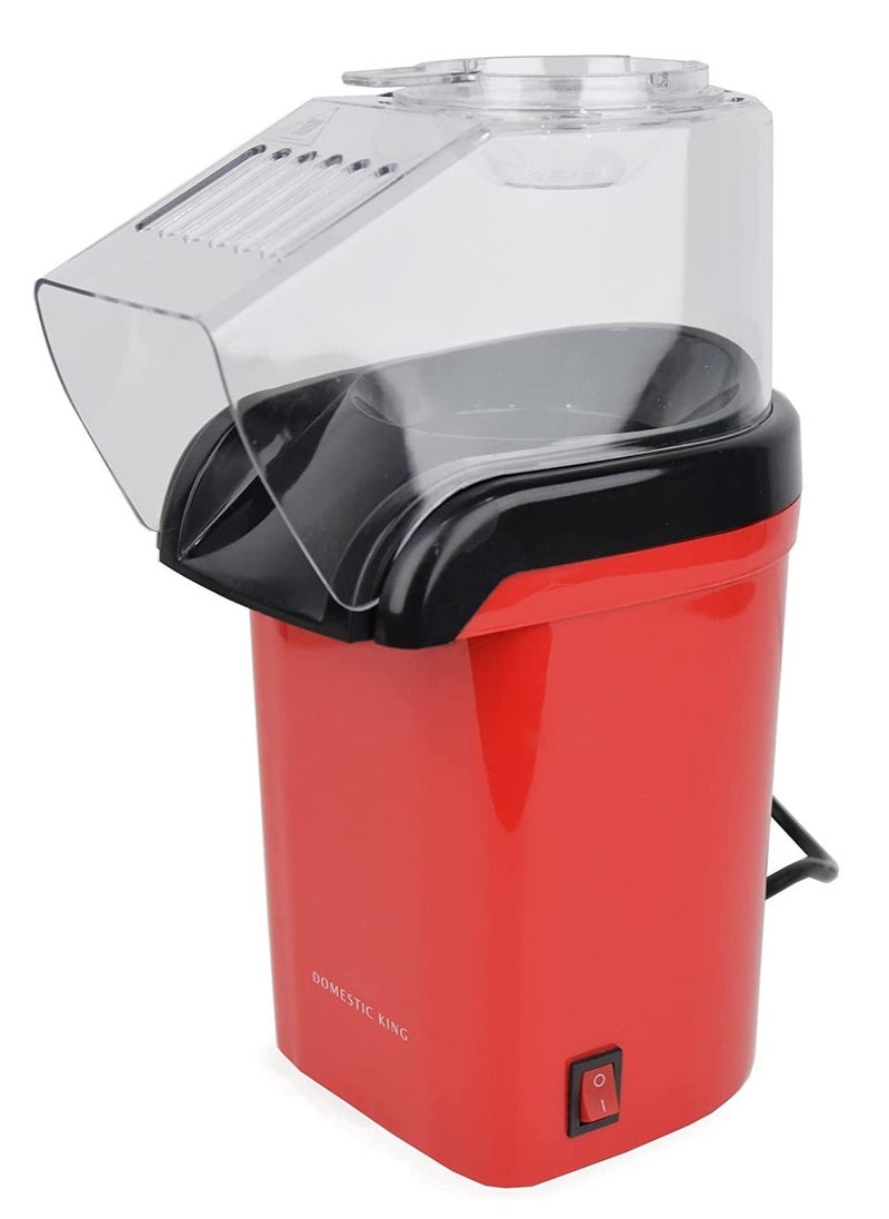 Raxoom Popcorn Maker Home Made Popcorn Machine 1200W with Measuring Cup Healthy Snack No Oil Electric Popcorn Makers  - Image 2