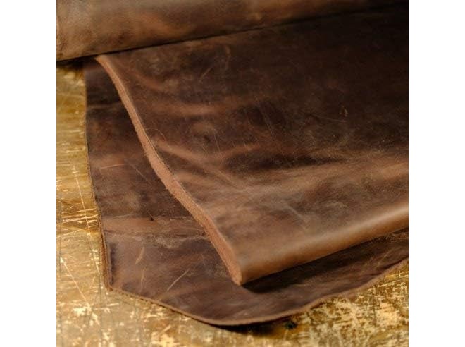 Rustic Leather Walletsnbags Bourbon Tooling Leather Square 1.2 mm Thick Finished Full Grain Cow Hide Leather Crafts Tooling Sewing Hobby Workshop Crafting Leather Accessories 12X24 INCH (12 X 24 Inch) - Image 3