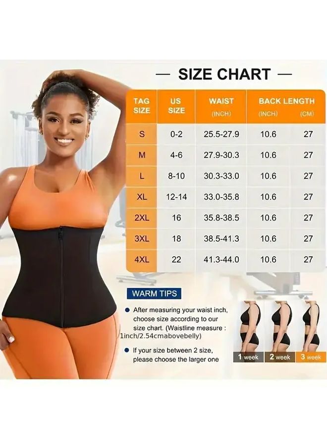 Blue Neoprene and Nylon Waist Trainer Shapewear for Women Yoga Fitness Exercise Size S - Image 3