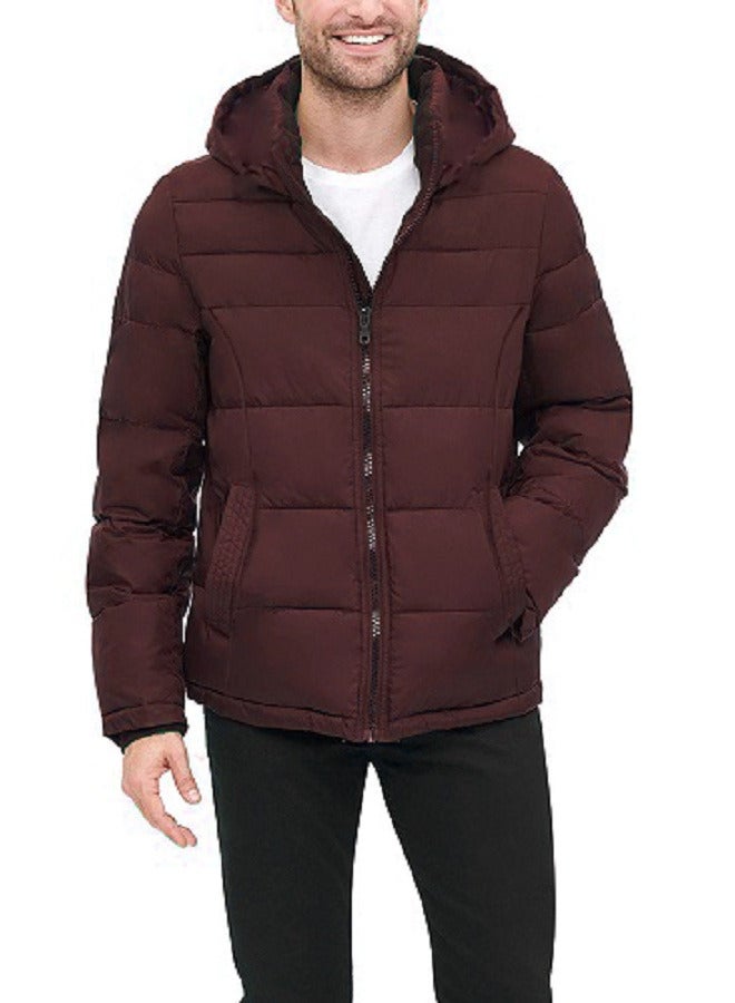 Winter bomber Zipped Jacket With Removable Hood - Image 1