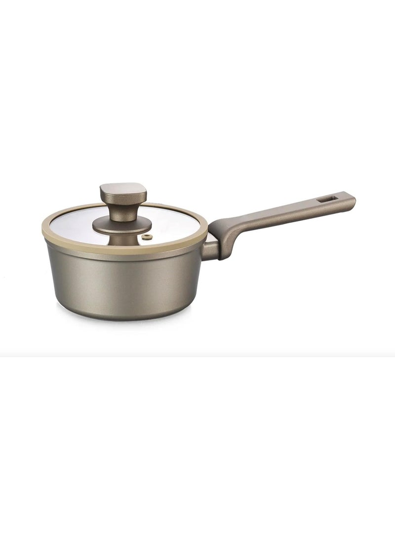 Orchid Premium Aluminium Cookware Set with Ceramic Coating, Pots & Pans Set, Casseroles & Fry Pan Set with Lids, Non-Stick Cooking Set for Gas, Kitchen Cookware Set, Cooking Untensils Set - Image 5