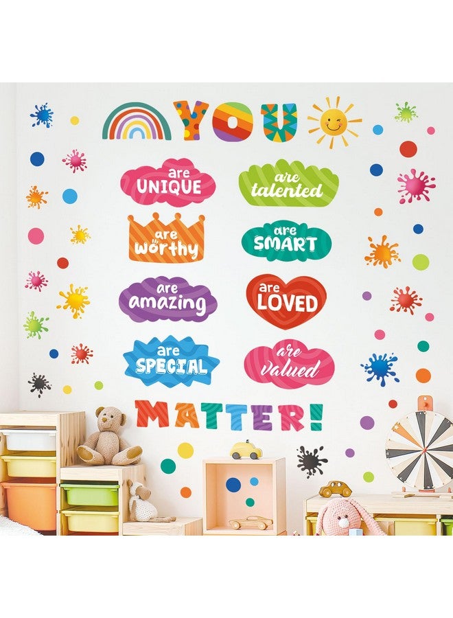 DECOWALL DS9-8082 Colour Quote Wall Stickers Decals Inspirational Letter Educational for Bedroom Living Room Home décor Art Positive Motivational Phrases Classroom Nursery School Peel Stick Kid - Image 2