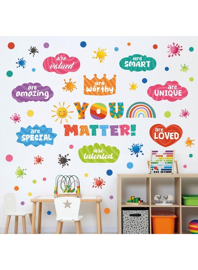 DECOWALL DS9-8082 Colour Quote Wall Stickers Decals Inspirational Letter Educational for Bedroom Living Room Home décor Art Positive Motivational Phrases Classroom Nursery School Peel Stick Kid - Image 1