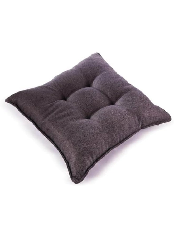 غطاء وسادة قطني عصري، 40 × 40 × 7 سم، مزخرف (رمادي)