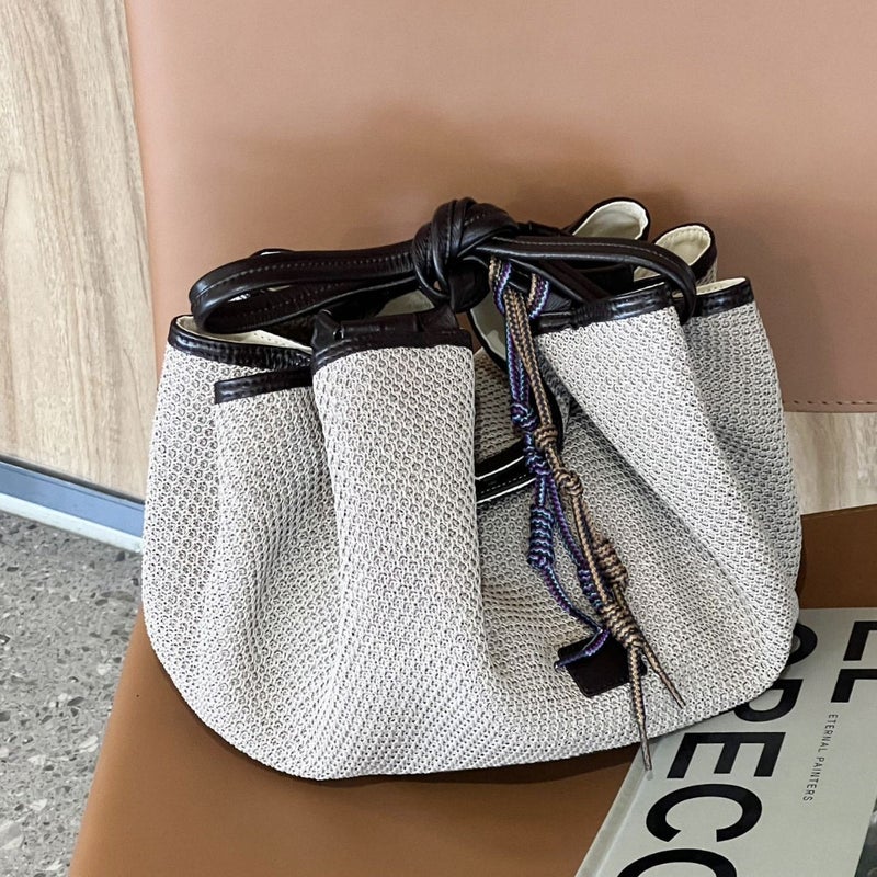 Selling Women'S Bags, High-End Straw Bags, Tote Bags, Women'S Bags, High-End, Light Luxury, Lazy And Leisurely, Large-Capacity Woven Bags - Image 2