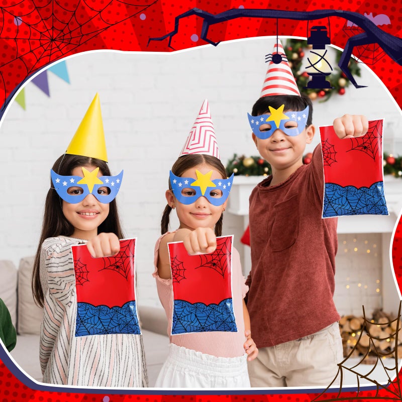 Eccliy 30 Pcs Spider Party Favors Bags Cartoon Candy Gift Bags for Spider Theme Birthday Party Decorations Goodie Supplies - Image 5