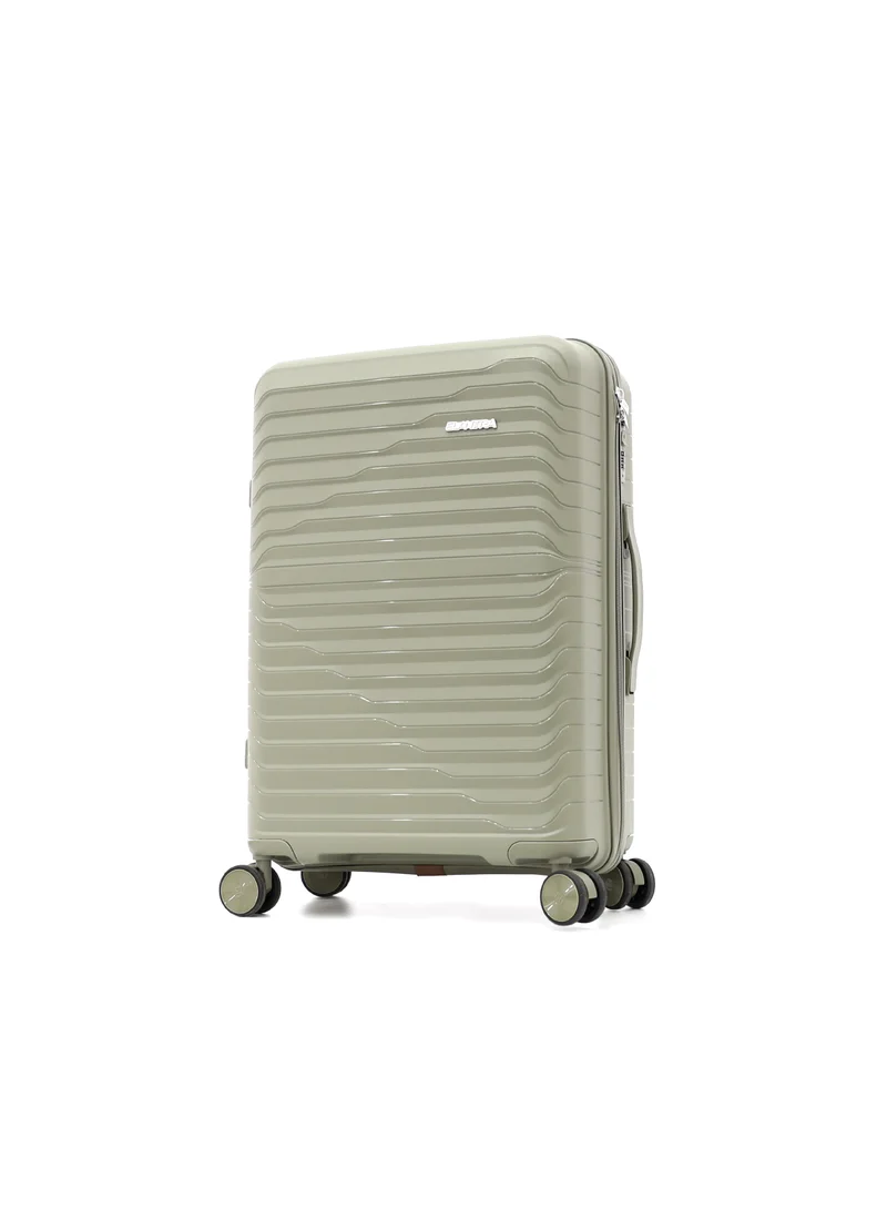 ELANTRA ELANTRA Luggage Set of 5 – Hardshell Trolley Bags with Secure Lock, Multi-Compartment Storage & Spinner Wheels,Olive (BC-12"S-20",M-24",L-28",XL-32")