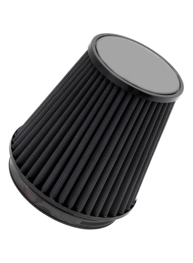 Universal Clamp-On Air Intake Filter: High Performance, Premium, Washable, Replacement Flange Diameter: 6 In, Filter Height: 7.5 Length: 1 Shape: Round Tapered