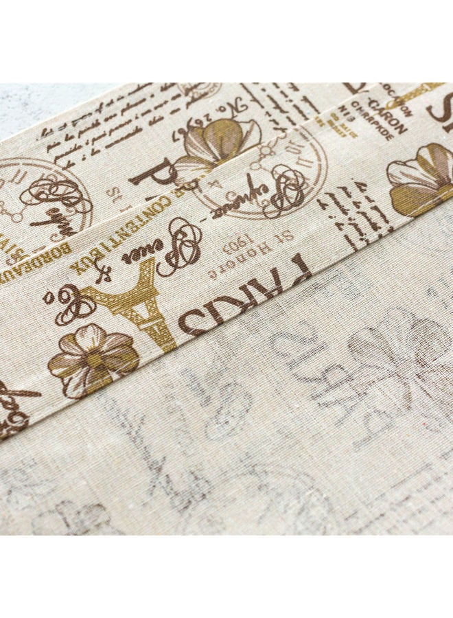 نيبمينينت ستارة قصيرة للنافذة بطبعة برج إيفل متعدد الألوان - Image 2