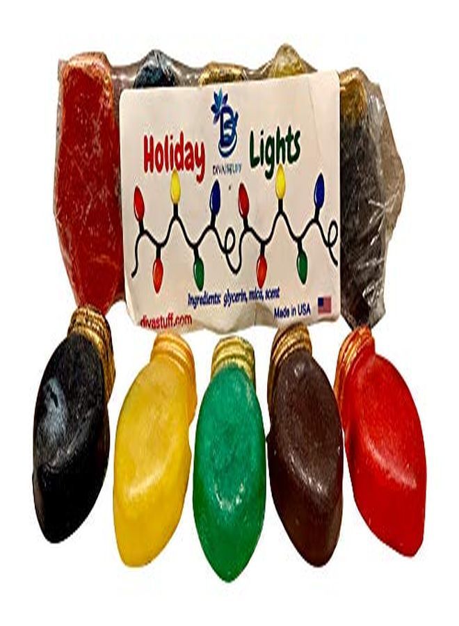 Diva Stuff Set Of Christmas Light Soaps. Guest Size By - Image 1