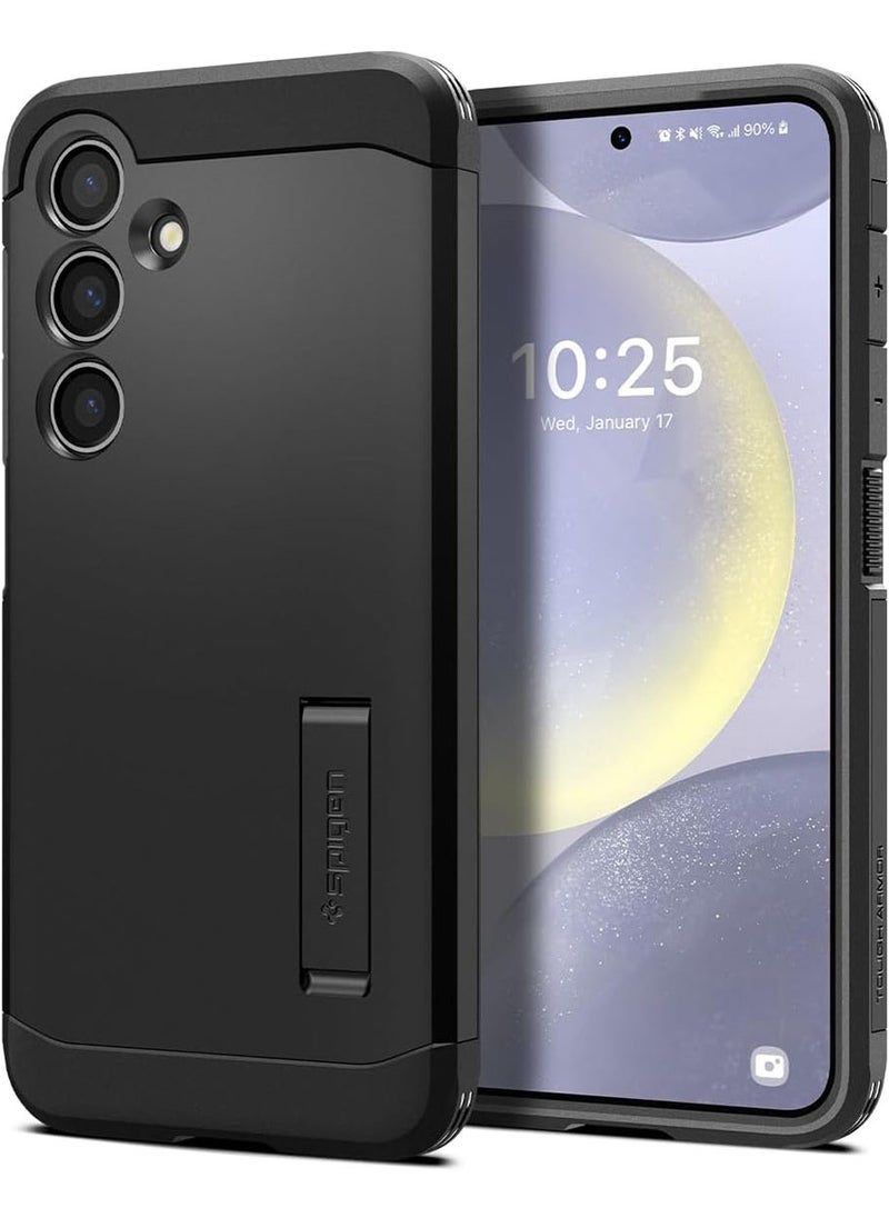 Spigen Tough Armor for Samsung Galaxy S24 PLUS case cover with Extreme Impact Foam - Black  - Image 1