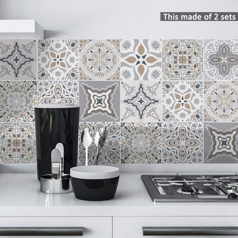 BPA Self-Adhesive Waterproof Wall Tile Decals - 10 Pcs - Image 3