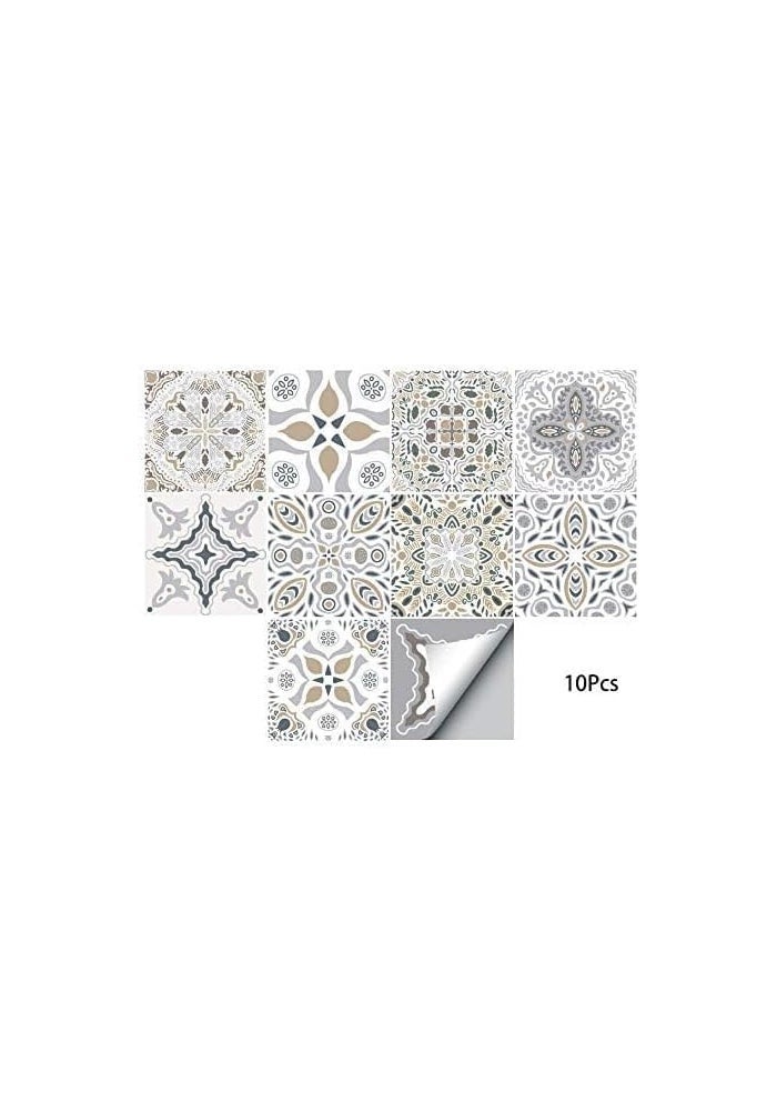 BPA Self-Adhesive Waterproof Wall Tile Decals - 10 Pcs - Image 5