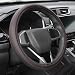 Auto Dynasty Car Steering Wheel Cover Microfiber Leather Steering Wheel Covers Protector with AntiSlip Inner Lining Universal 145 to 15 Inch Car Interior Accessories Red Stitching - Image 2