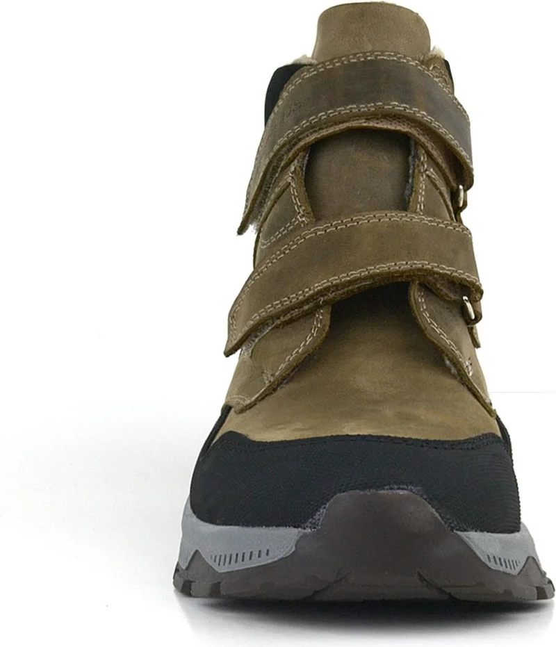 Rakerplus Trekking Leather Brown Velcro Boys' Boots