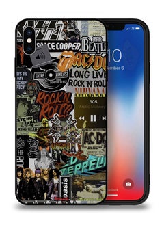 Apple iPhone XS Max Protective Case Long Live Rock N Roll