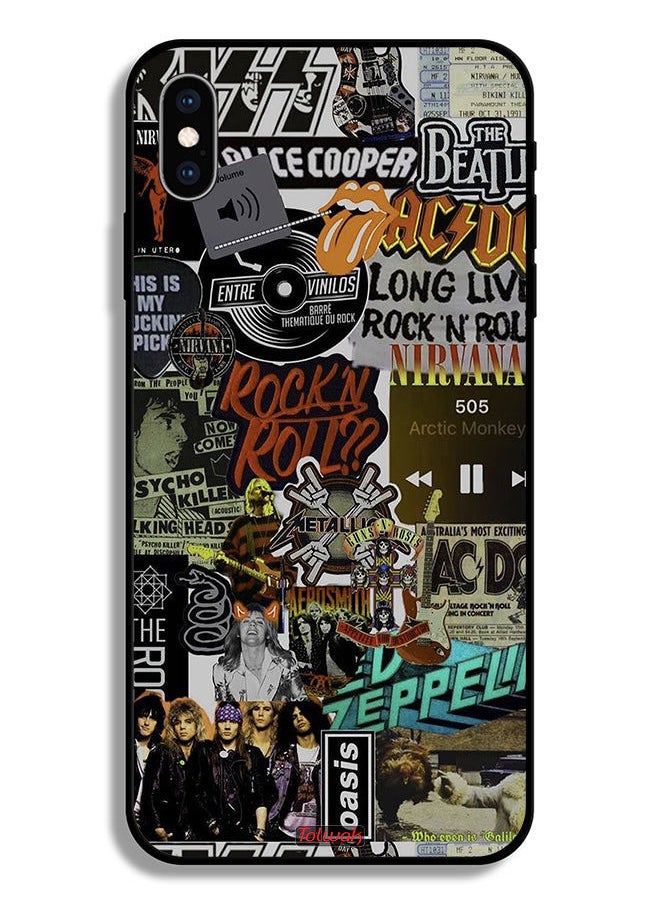 Tolwak - Apple iPhone XS Max Protective Case Long Live Rock N Roll - Image 1