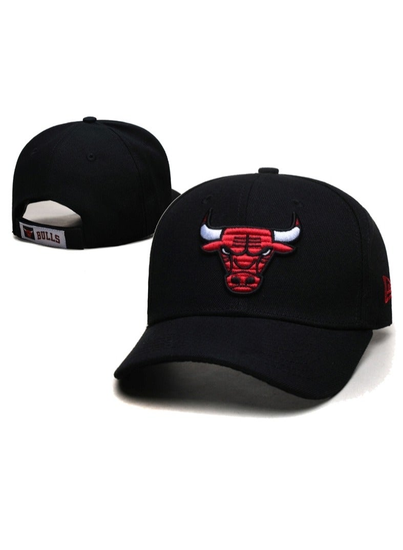 Chicago Bulls Baseball Cap Trendy Streetwear Adjustable Hat for Men and Women Sports Fan Gift