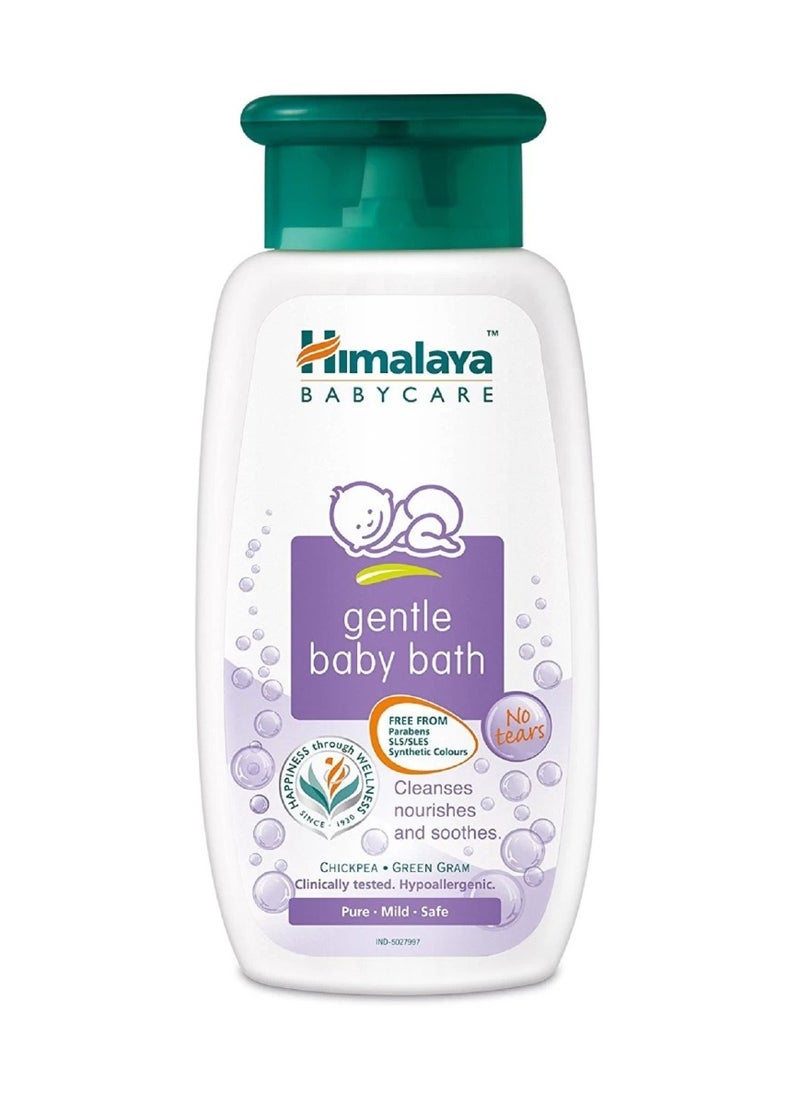 Himalaya Care - Hima-laya Gentle Baby Bath With Chickpea And Green Gram, Free From Parabens - 400ml - Image 1