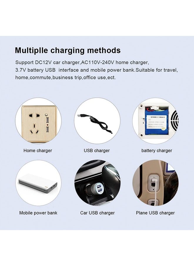 Generic - Insulin Cooler,Portable Insulin Cooler Box,Mini Medicine Refrigerator,Medicine Refrigerator Adjustable Temperature with Battery LCD Display Alarm and Bag Multiple Modes of Power Supply - Image 1