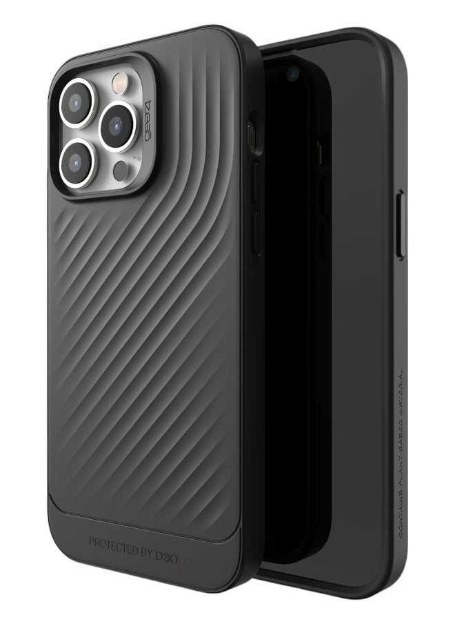 جيرفور جراب بجودة عالية لموبايل آيفون 15 برو ماكس (iPhone 15 Pro Max) حماية قصوى من السقوط والخدش، متوافق مع الشحن اللاسلكي MageSafe - أسود  - Image 2
