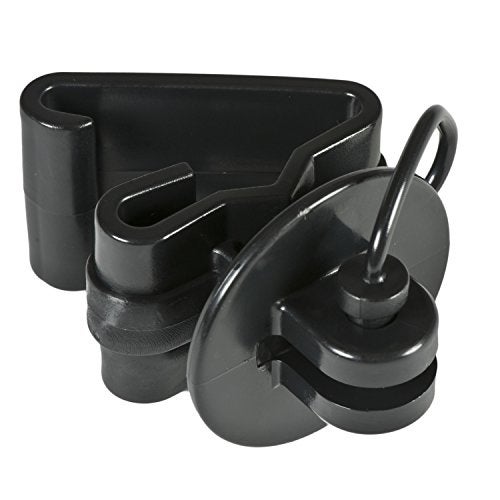 Zareba ITPLB-Z Pin-lock T-Post Insulator, 25 per Bag,Black - Image 1