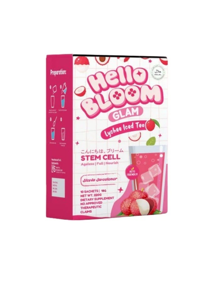 Luxe Slim hello bloom lychee iced tea - Image 1
