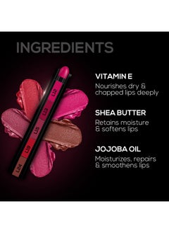 Renee Fab 5 Glossy 5 In 1 Lipstick 7.5 Gm - Five Shades In One - Moisturizing & Nourishing, Long Lasting, Glossy Finish - Intense Color Payoff - Compact, Glides Smoothly With One-Stroke Application  - Image 3