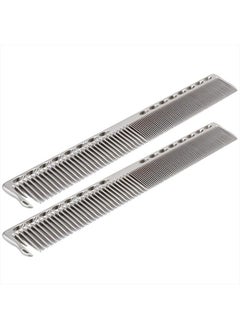 2pcs Stainless Steel Hair Cutting Comb Multiple Colour Barber Comb for Comb Hair Styling Salon(Silver) - pzsku/Z123DA1E599C2C73773A9Z/45/_/1684441040/9bdaa762-098f-465e-a60c-45f7489a01e1