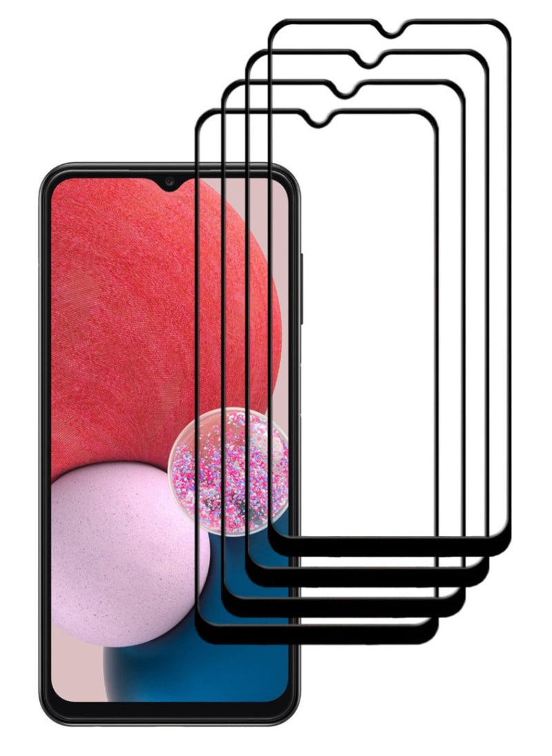 ACLIX 4 Pieces Antistatic ESD Dustproof Premium Quality High Definition Tempered Glass Screen Protector Designed For Samsung Galaxy A13 - Image 1