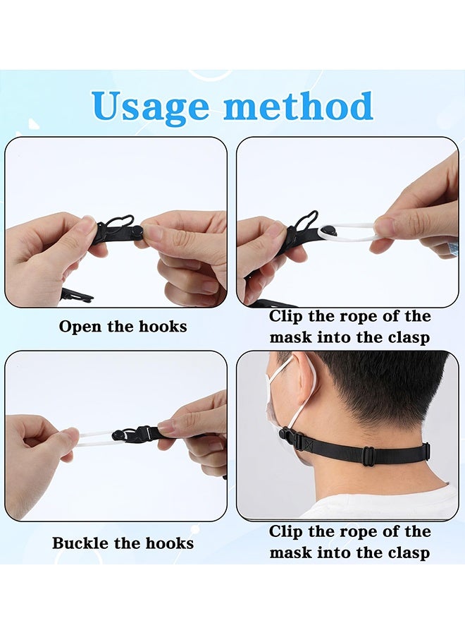 12 Pcs Adjustable Back-of-Head Mask Extender Straps, Comfortable Fit Mask Ear Saver Holders to Protect Ears for Daily Use - Image 3