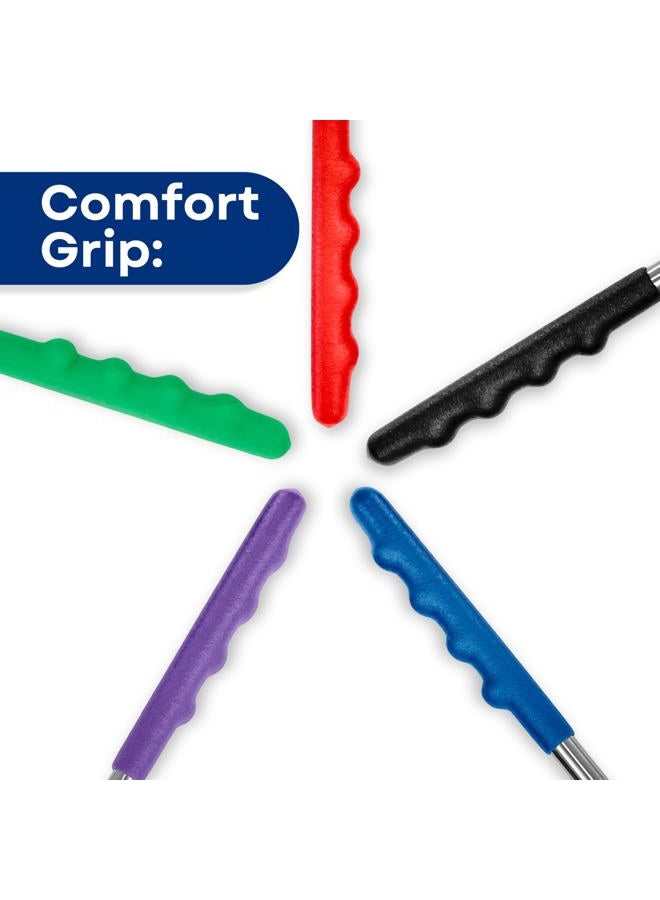 RMS 5 Pack Telescoping Back Scratcher - Extendable Telescope Back Scratchers - Bear Claw Metal Telescopic Backscratcher Eliminating Back Itching in Black, Blue, Green, Purple, Red Color - Image 4