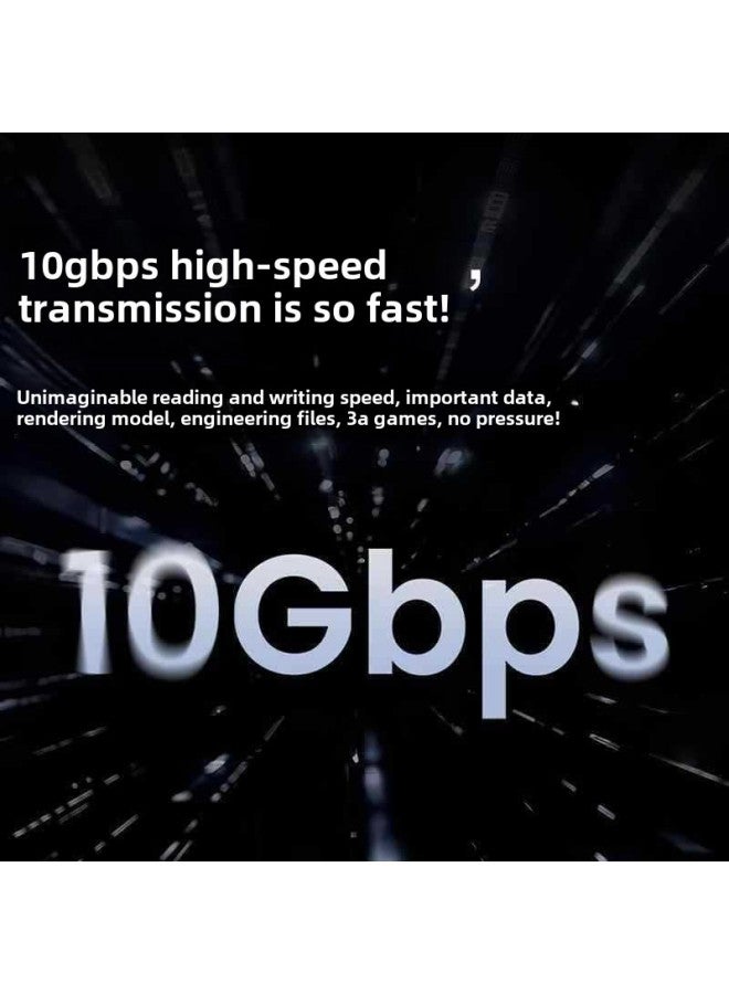 Flash Disk Plus Magnetic Hard Disk Box Active Heat Dissipation Support SSD Read 4TB Large Capacity Mobile Hard Disk-Color:Silver - Image 4