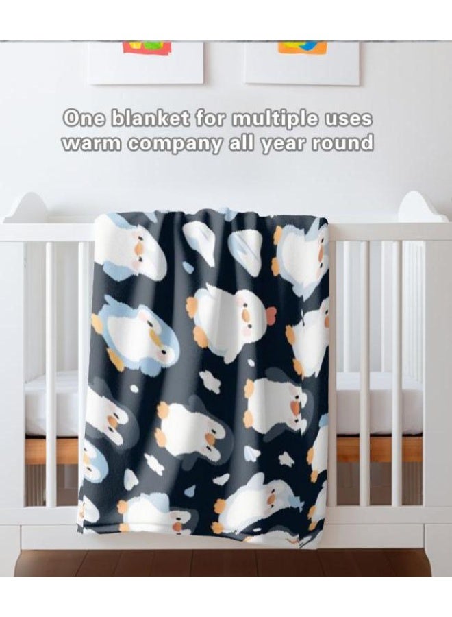 عام بطانية رقيقة من الفانيلا الكرتونية للأطفال والرضع (دافئة ومريحة، ومناسبة للنوم والألعاب) 70 سم * 100 سم - Image 3