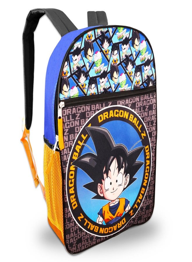 دراجون بول زد حقيبة ظهر دراغون بول زد للأولاد - مجموعة تتضمن حقيبة مدرسية أنمي للأطفال بالإضافة إلى ملصقات وزجاجة ماء والمزيد | طقم حقيبة ظهر دراغون بول للأطفال - Image 2