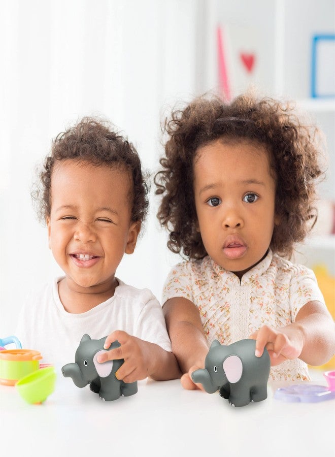 Puzzled DolliBu Elephant Bath Buddy Squirter - Floating Elephant Rubber Bath Toy, Fun Water Squirting Bathtime Play For Toddlers, Soft Wild Life Animal Toy For The Bathtub, Beach & Pool for Kids - 3 Inch - Image 5