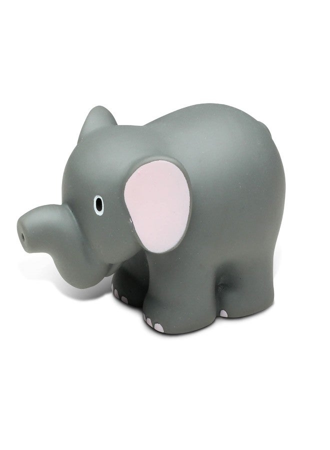 Puzzled DolliBu Elephant Bath Buddy Squirter - Floating Elephant Rubber Bath Toy, Fun Water Squirting Bathtime Play For Toddlers, Soft Wild Life Animal Toy For The Bathtub, Beach & Pool for Kids - 3 Inch - Image 1