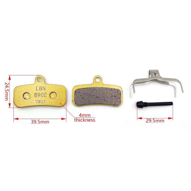 Generic PROOTOM Motorcycle Front and Rear Brake Pads Disc Brake Pads Copper Base for Sur-Ron Surron Light Bee Electric Off-Road Bike - Image 2