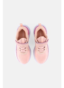 RBX Kids Girl Velcro Training  Shoes, Peach  - Image 3