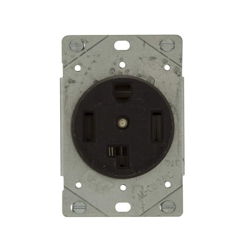 Eaton إيتون 1257-SP 3-قطب، 4-سلك 30-أمبير 125/250-فولت مخرج طاقة مجوف، أسود - Image 5